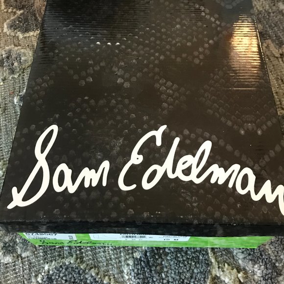 Sam Edelman Edith Grey Suede Block Heel Booties - Picture 8 of 13